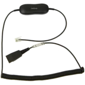 JABRA Smart Cord, QD to RJ9, coiled, with 8-position switch configurator, for Avaya one-X Telephone system ( for 96XX Series)