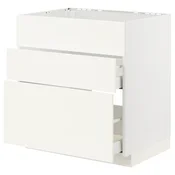 METOD/MAXIMERA Podstav omr za k pl/vgr napa+predal, bela/Vallstena bela, 80x60 cm