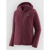 Patagonia R1 Crossstrata Hoody Jacket berry fig