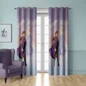 Disney deco Zavese, žaluzije FROZEN Vijolična
