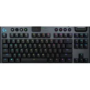 Brezžična mehanska igralna tipkovnica Logitech G915 TKL Tactile z RGB-osvetlitvijo - Nordic (PC)