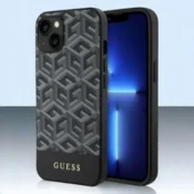 Guess Ovitek Guess Cube BLACK za iPhone 14 Pro s tehnologijo MagSafe (GUHMP14LHGCFSEK)