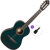 Valencia VC203 Basic SET Transparent Blue 3/4 klasična kitara za otroke