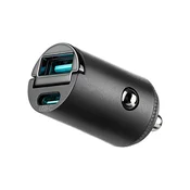 Joyroom Joyroom JR-CCN18 65W auto punjac USB-A USB-C - crni