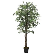 Vidaxl Umetni javor 336 listov 120 cm zelen