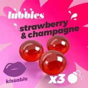 Crushious Lubbies Kissable Oil Balls Jagoda & šampanjec
