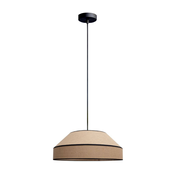 Luster na sajli MANISO 1xE27/60W/230V O 45 cm, bež