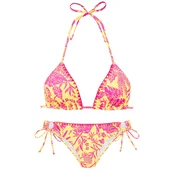 VENICE BEACH Bikini rumena / roza