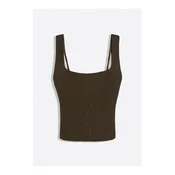 Bershka Top rjava