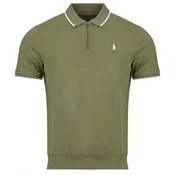 Polo Ralph Lauren POLO STRETCH COL ZIPPE Kaki