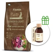 Fitmin Purity Senior & Light Rice Venison & Lamb 12 kg + Fitmin Purity Olje iz lososa BREZPLAČNO