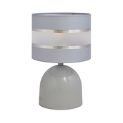 Stolna lampa HELEN 1xE27/60W/230V siva/srebrna