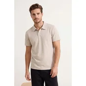 Trendyol Muška majica Tmnss26Po00006, Bež
