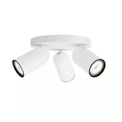 PHILIPS 50583/31/PN | Pongee Philips zidna, stropne svjetiljke svjetiljka okrugli elementi koji se mogu okretati 3x GU10 bijelo, crno