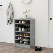 Ormaric za cipele boja betona 60 x 35 x 92 cm konstruirano drvo