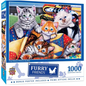 Masterpieces - Puzzle Cozy Cats 1000 - 1 000 kosov