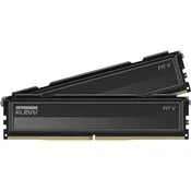 KLEVV FIT V 32GB 5600MT/s DDR5 memorija CL30, set od 2, optimiziran za AMD, crna KD5AGU880-56K300L