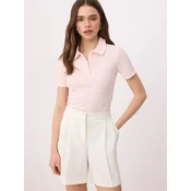 Trendyol Majica svetlo roza / bela