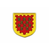 shumee Našitek grba/ščita Velikega Manchestra - Podlaga za likanje/termotesniranje - Vezen našitek/značka/emblem