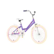 Kids bike unicorn ljubicasta 20 2024