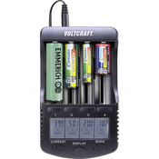 VOLTCRAFT Punjač za okrugle baterije NiMH, NiCd, LiIon VOLTCRAFT CC-2 Mignon (AA), Micro (AAA), Baby (C), Sub-C, 26650, 26500, 18650, 1767