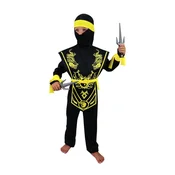 Otroški kostum rumena ninja (M)