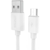 USB to Micro USB cable Romoss CB-5 2.1A, 1m, gray (6973693493463)