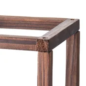 VEVOR Svećnjak za fenjer 140x140x2548 mm rjava