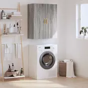 Vidaxl vidaXL Stenska omarica siva sonoma hrast 69,5x34x90 cm