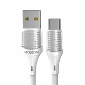 MOXOM USB data kabal MX-CB109 3A Type C 1m/ bela