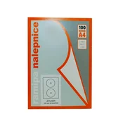 Ramipa Samolepljive etikete za CD, A4, Veca rupa