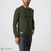 Castelli MERINO LS TEE majica, zelena (XXL)