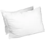 Ljubki dom Prevleka za vzglavnik bela hotelski žepek Dimenzija vzglavnika: 50 x 60 cm