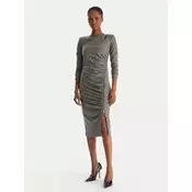 PINKO Cocktail obleka Almundena Abito 106126 A2ZU Siva Regular Fit