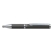 Kuglasta olovka, 0,24 mm, teleskopska, metalno sivo tijelo olovke, ZEBRA SL-F1, plava 82409-24