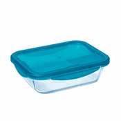 Kutija za užinu Pyrex Cook & Go Kristal Plava (0,8 L)