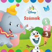 Disney Baby: Številke - knjižica za otroke, v madžarskem jeziku