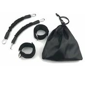 INF Komplet elastičnih trakov za noge za trening taekwondoja Black 70--80 LB, (21783952)