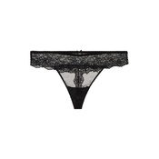 LingaDore Tangice DAILY LACE, črna