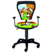 DeÄ?ija daktilo stolica Ministyle TS22 GTP28-BL animals SH