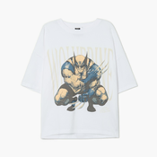 Cropp - Bela majica s printom Wolverine - white