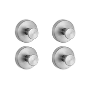 INF Stenske kljuke s priseskom, 4-paket Silver, (21656804)