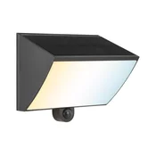 Brilliant - LED solarno stensko svetilo SIERRA LED/6W/3,7V 2000 mAh IP54 črna