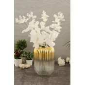 Aberto Design Vaza Line D20G, 10x20x10 cm, Zlatne boje