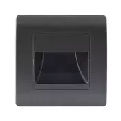 Emithor 70438 - LED svetiljka za stepenište STEP LIGHT LED/1W/230V 4000K crna