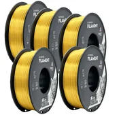Smart Print 5x Silk PLA zlata Filament 1.75mm - Smart Print Sijajni Filament za 3D Tisk (1kg Kolut)