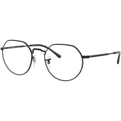 Ray-Ban Jack RB3565 002/GG L (53) Črna/Kristalna