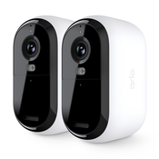 Arlo Essential 2K Outdoor Surveillance Camera White, Set 2K Resolution, WLAN, IP65 Weatherproof