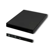 Qoltec ohišje/zaščita za optični CD/DVD SATA pogon | USB 2.0 | 9,5 mm