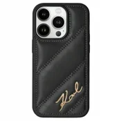 Karl Lagerfeld Ovitek za Apple iPhone 13, iPhone 14, iPhone 15 črne barve, 1 kos.